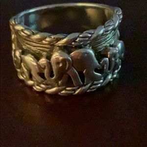 Jai sterling elephant ring